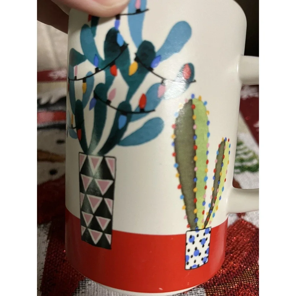 Starbucks Mug Starbucks Christmas Cactus Mug Holiday Cactus Mug